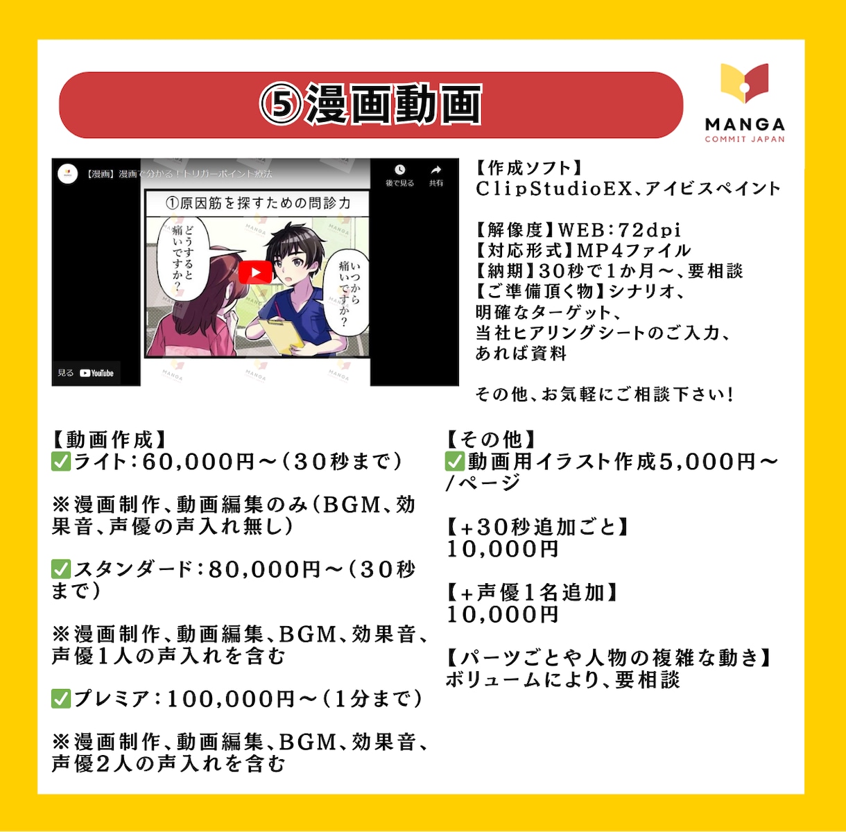 プロ漫画家達が漫画・LP・動画・イラスト制作します 実績多数！マーケティング目線の漫画を作ります！ イメージ6
