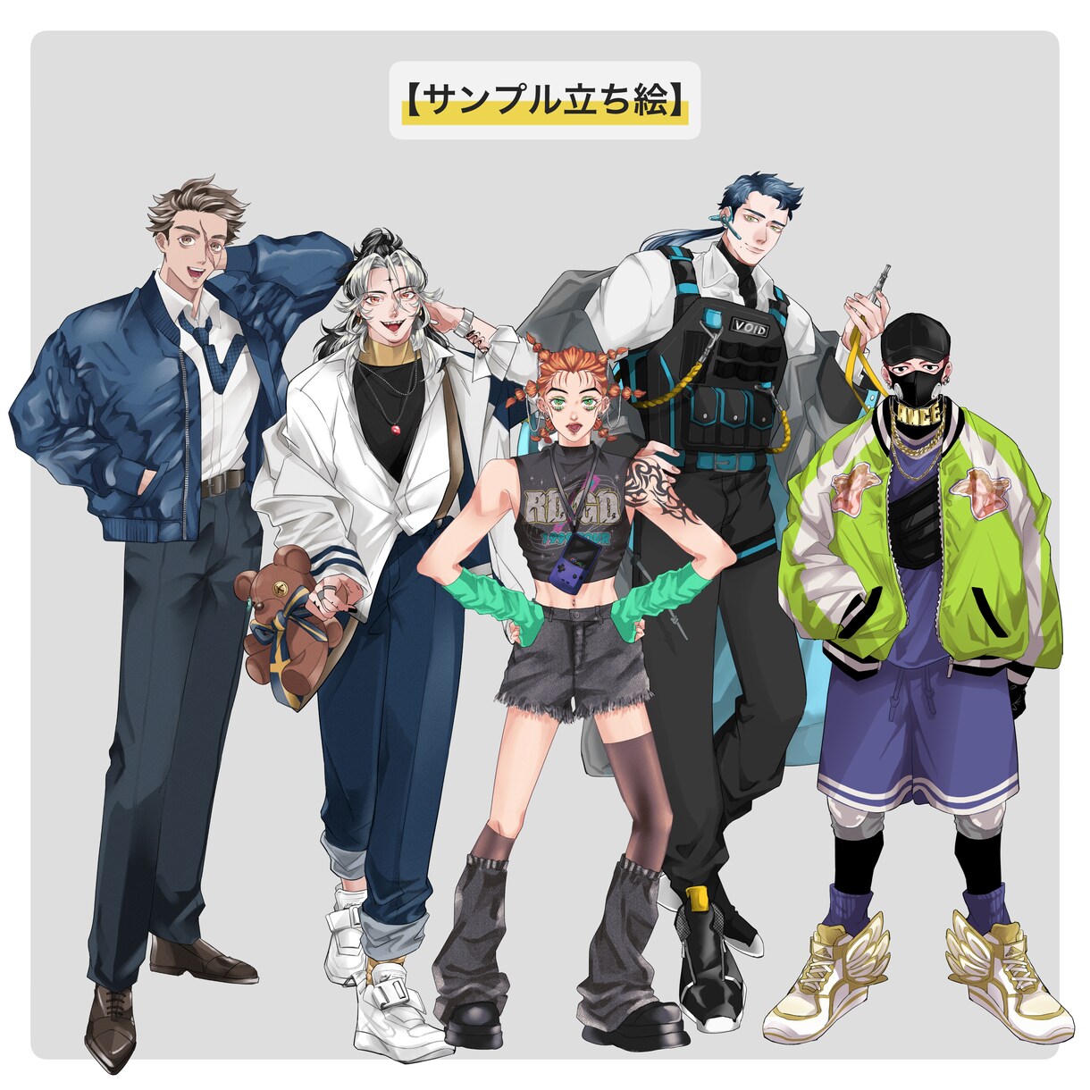 TRPGの立ち絵・キャラデザ描きます TRPGの立ち絵やディスプレイなど受付けてます。 イメージ7