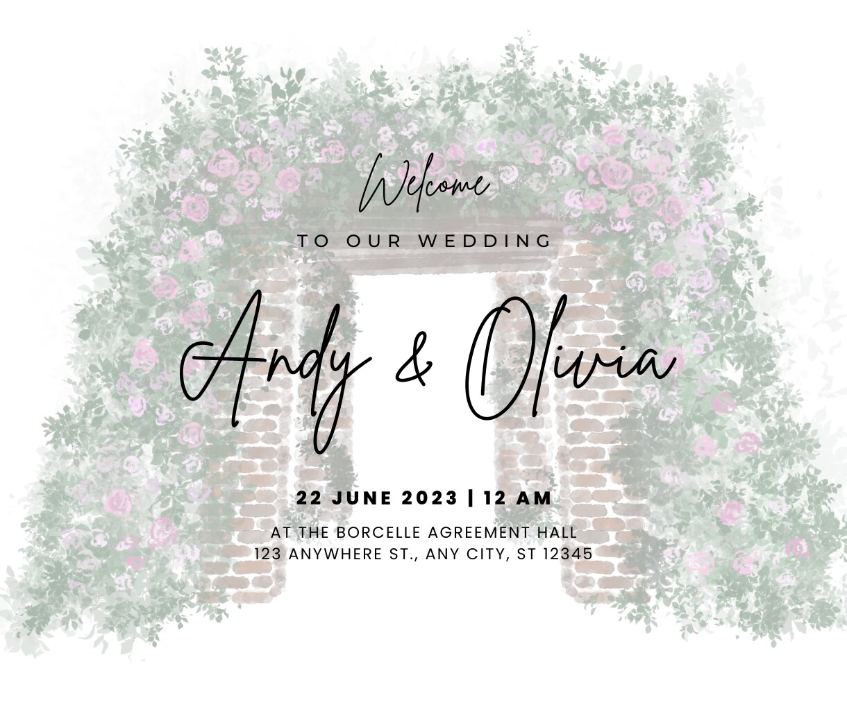 結婚式アイテムに使用するデジタルイラスト作成します オリジナルイラストで2人の結婚式を創り上げるお手伝い♪ イメージ2