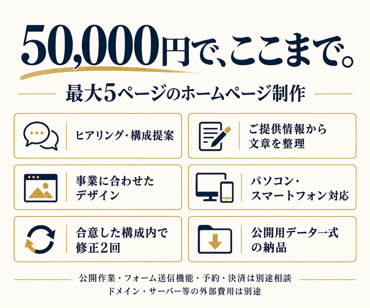 会社の魅力が伝わるホームページを制作します 経営目線で強みを整理。構成・文章・デザインを一社ごとに イメージ3