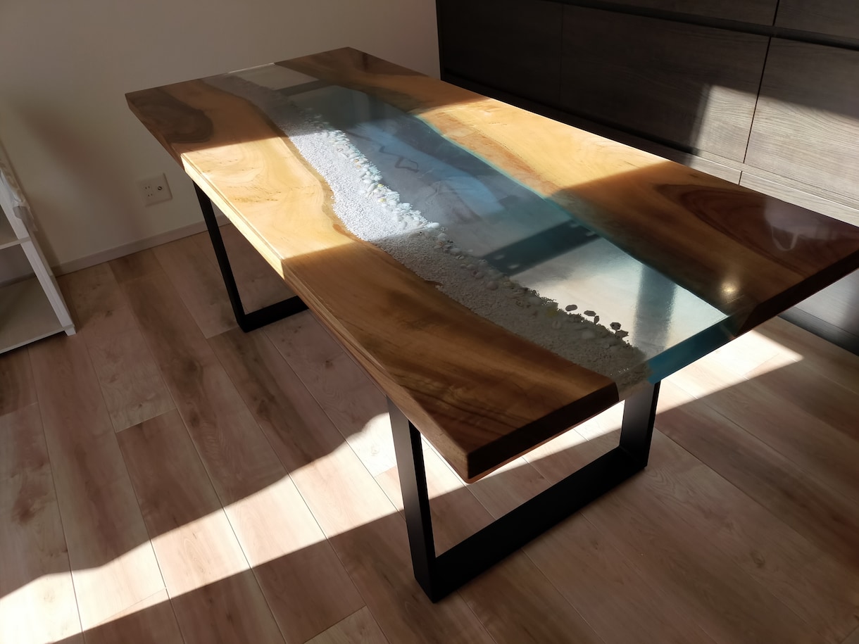 オリジナルのレジン家具を作成します オリジナルレジンテーブルを製作いたします イメージ4