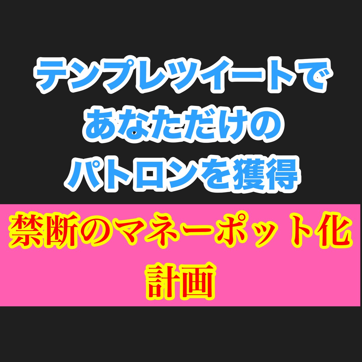 フォロバ数百強→商品作りの1ヶ月間を濃密に教えます ポチッと購入されるコンテンツ作り＆ツイッター運用術 イメージ1