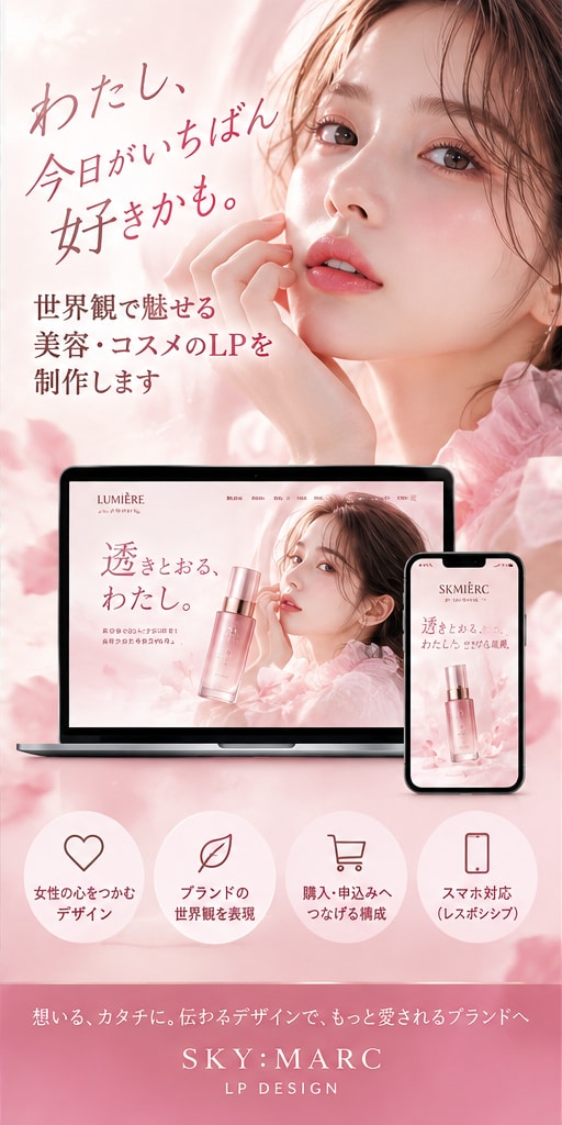 魅力が伝わるランディングページを制作します デザインから実装まで高品質のLPを制作します イメージ5