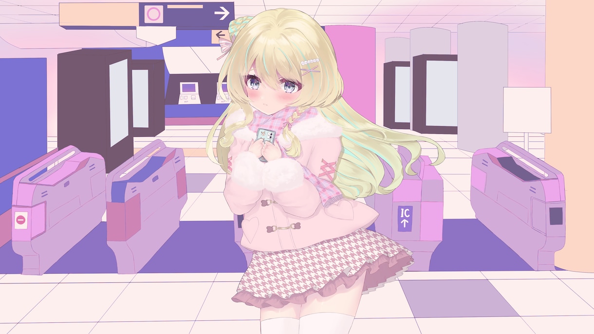 可愛い女の子のイラスト描きます 歌ってみた/動画サムネイル/立ち絵/グッズ/宣伝用イラスト等 イメージ6