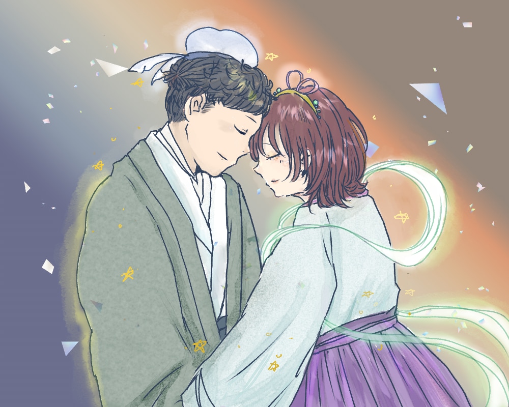 優しい雰囲気の似顔絵イラストお描きします 似顔絵イラストが欲しい方に！プレゼントにも◎ イメージ5