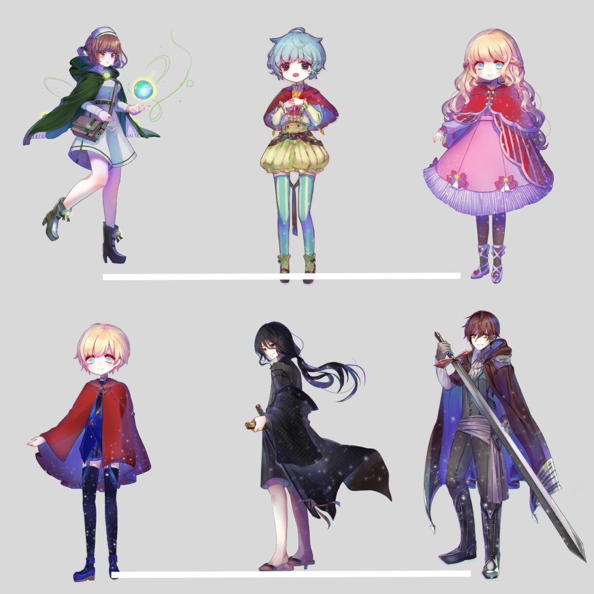 live2d用キャラデザ、立ち絵描きます キャラデザからレイヤー分け全身立ち絵＋表情差分 他オプション イメージ8