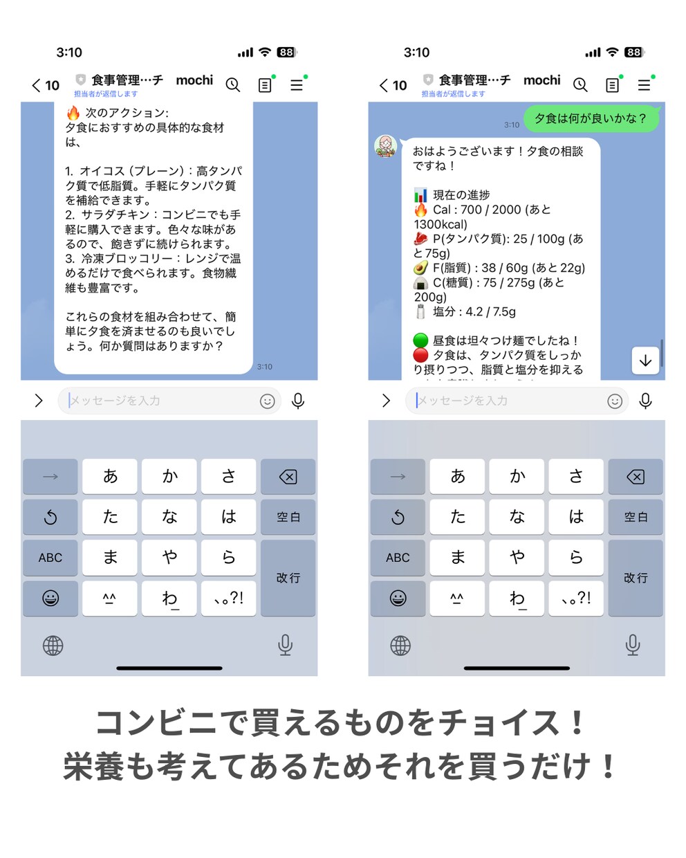 1ヶ月徹底サポート！写真を送るだけの食事管理します AI✖️管理栄養士が徹底分析！1ヶ月で痩せる食事習慣作り イメージ3