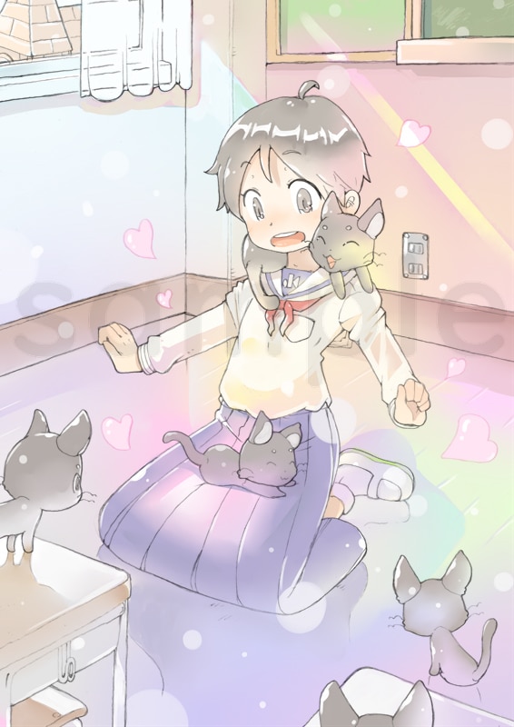 ほのぼのほんわか優しいイラストを描きます 子供をテーマに一枚絵を描きます イメージ6