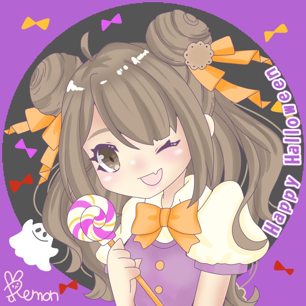 期間限定！！SNSハロウィンバージョン描きます ハロウィンっぽいアイコン作成します イメージ3