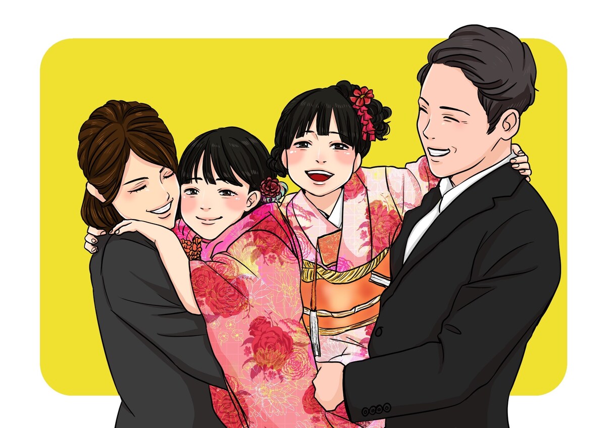 似顔絵やアイコンのイラスト描きます ！アイコンやポストカードにして思い出に残しませんか？ イメージ1