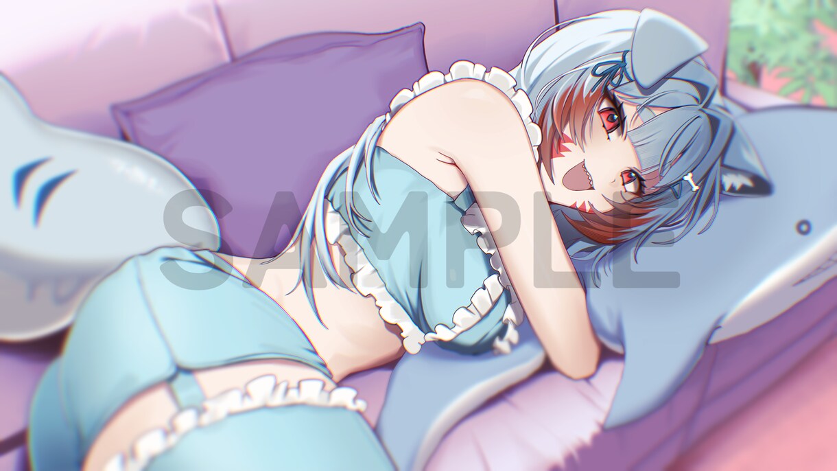 視聴者を魅了する⚡配信特化型イラスト制作致します サムネイル / 蓋絵 / 動画配信 /  Vtuber イメージ7