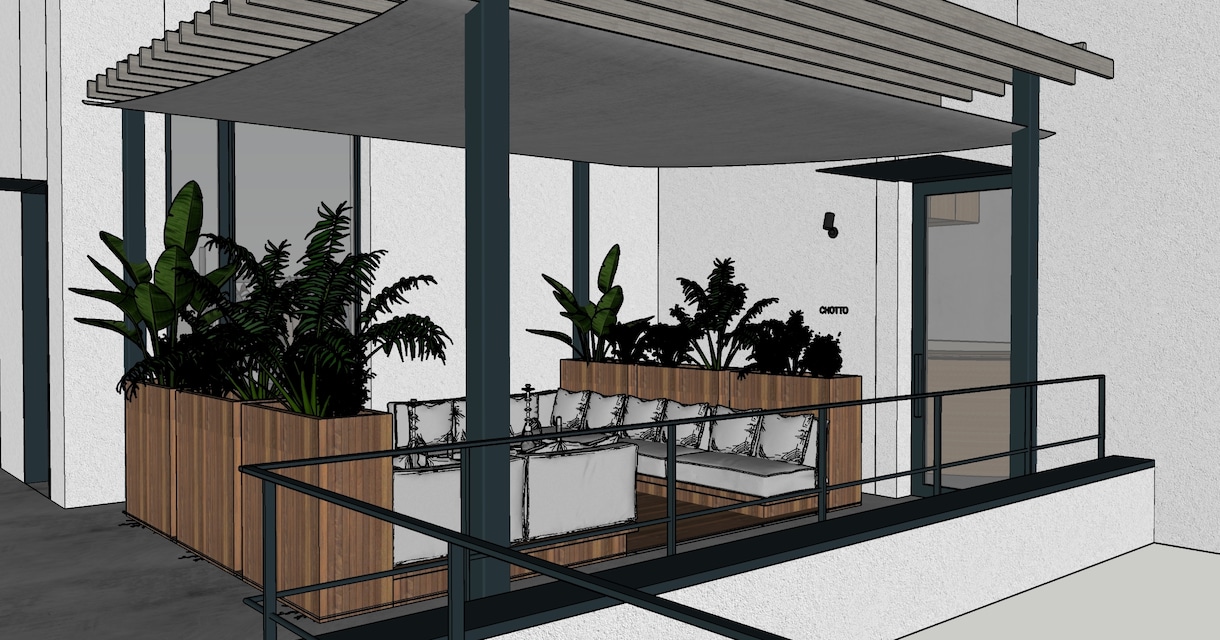 sketchup（スケッチアップ）データ作成します 内装アトリエ事務所での経験を活かしてイメージを形にします イメージ2