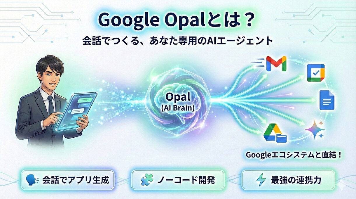 Google Opalの超基礎を教え込みます 【初心者歓迎】AIスキル0でも話題のOpalで業務を自動化！ イメージ2