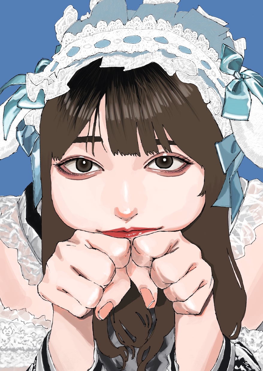 似顔絵を描きます 頂いた写真から似顔絵を作成します。 イメージ1