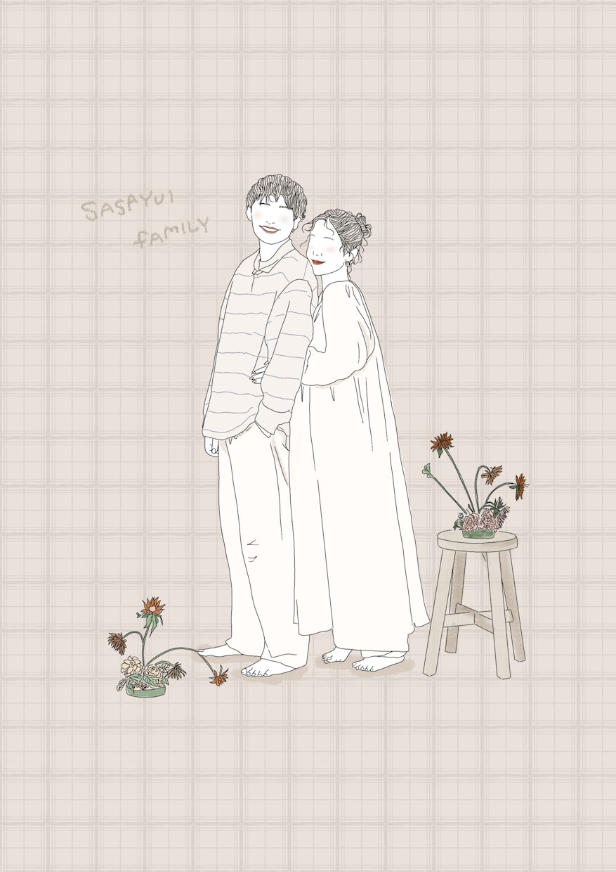 カップル・記念日イラスト｜思い出に残る1枚描きます プレゼントにぴったりな一枚を。思い出をずっと残るカタチに イメージ1