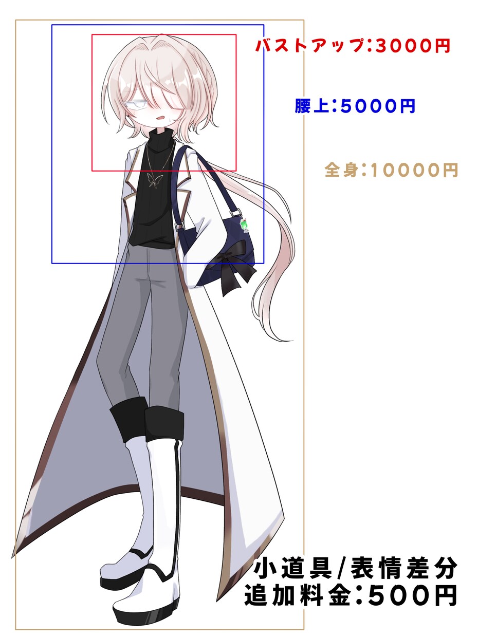 かわいい立ち絵制作します TRPG、ゲーム、IRIAMなどで使用できる立ち絵制作！ イメージ2