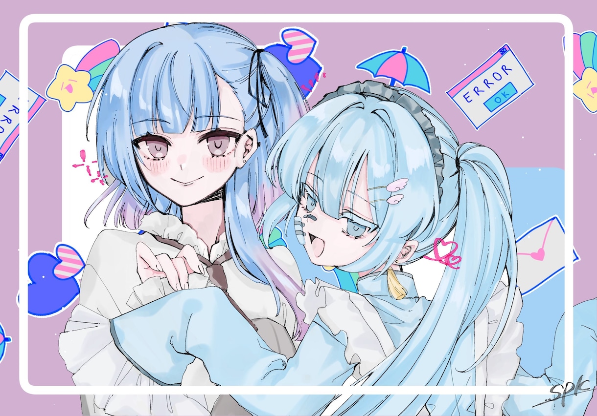 アイコン〜一枚絵まで、ご希望のイラスト制作します サムネイル、アイコン、立ち絵、一枚絵などなんでも描きます！ イメージ4