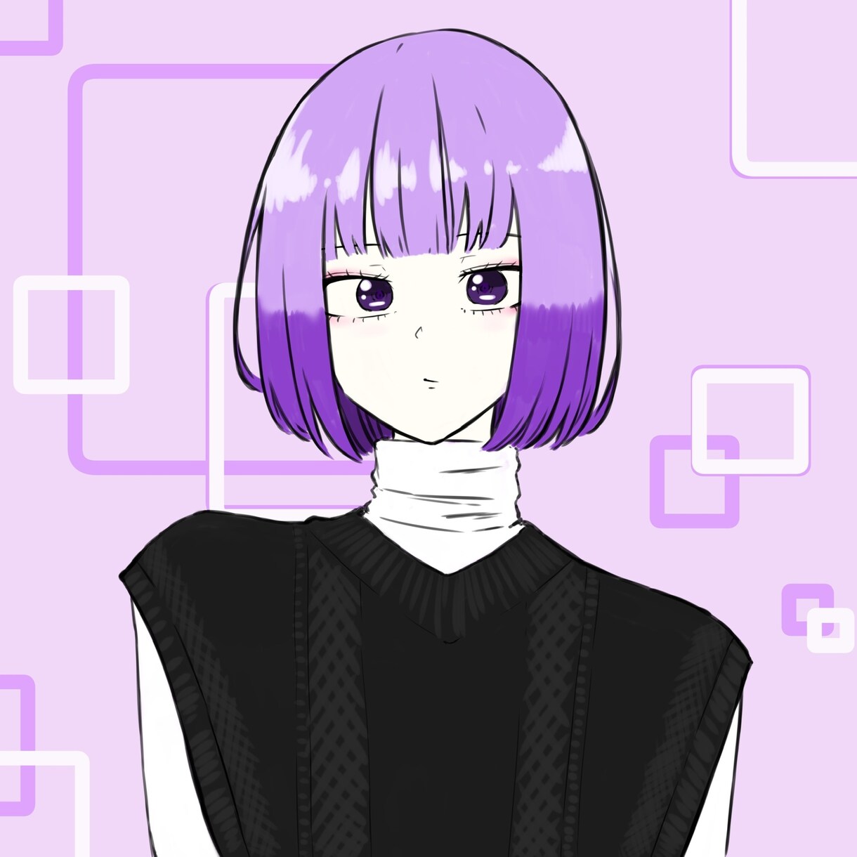 Twitter用のアイコンを描きます あなたのオリジナルキャラを描かせてください イメージ2
