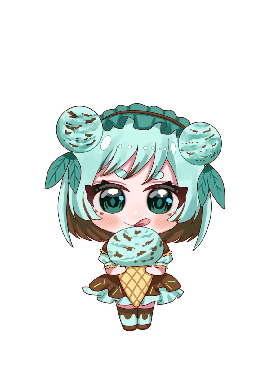 かわいいミニキャラを作成します かわいいミニキャラを丁寧に制作！10月まで1500円から！ イメージ4