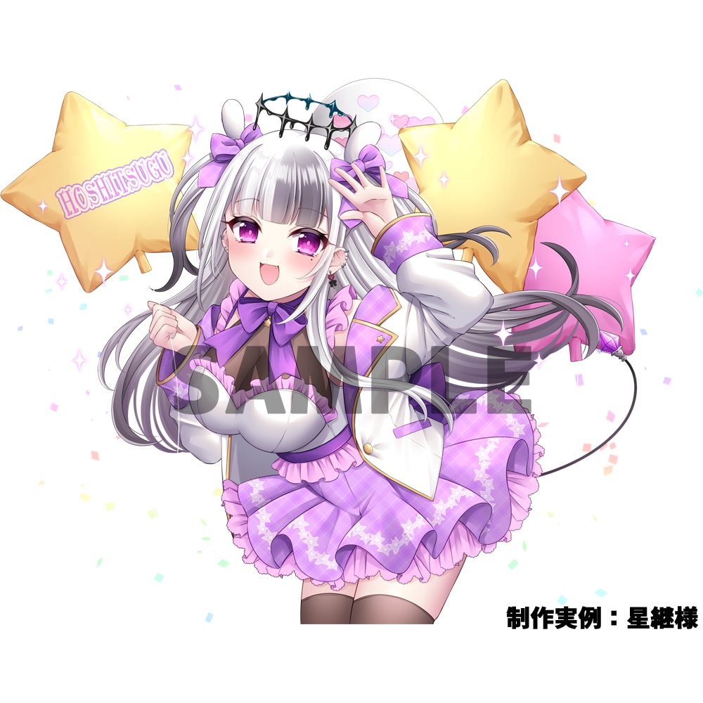 グッズ絵・キービジュアルなどの一枚絵制作します Vtuberさんなどの活動者さん向けイラスト制作 イメージ2