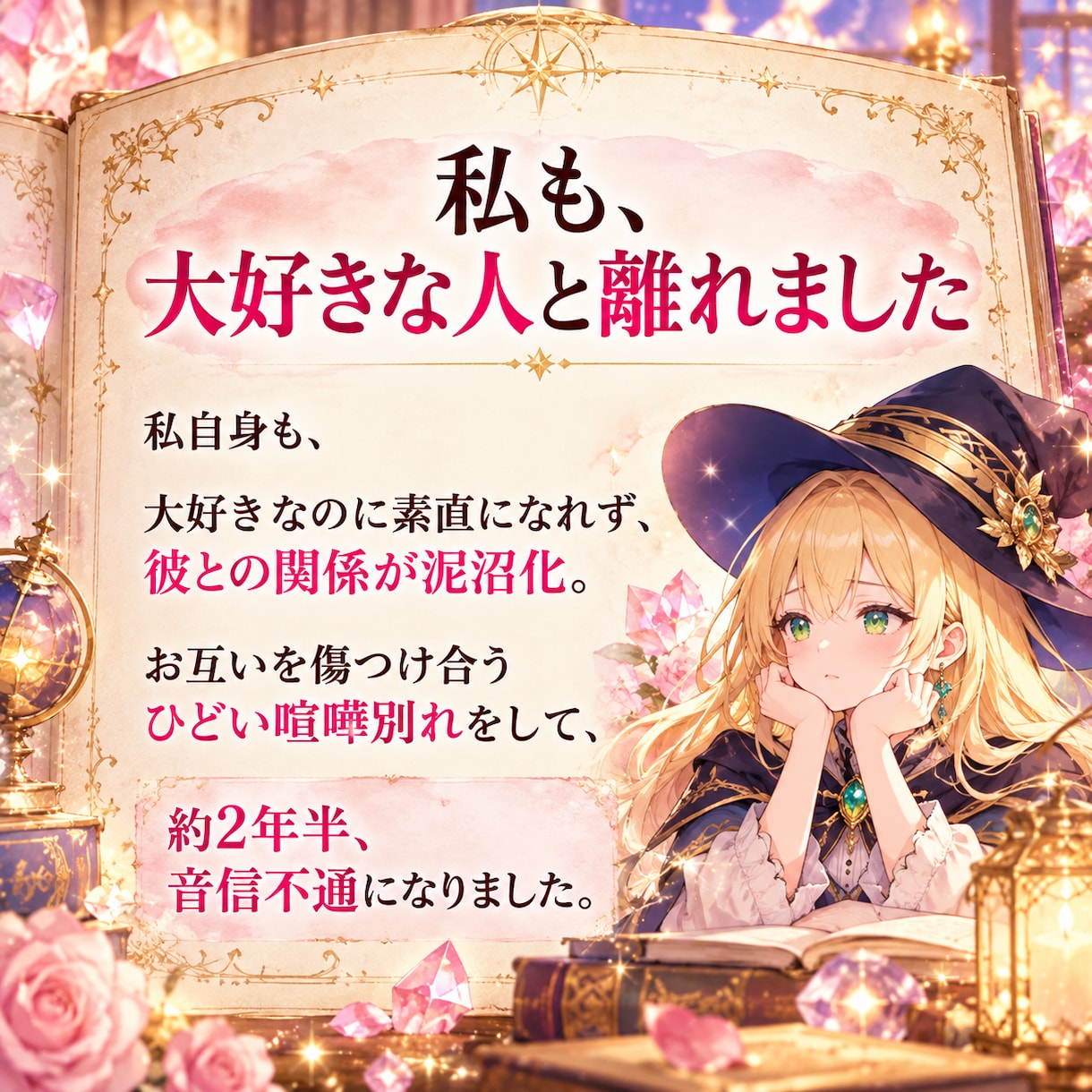 復縁・ツインレイのお悩みにアドバイスします 復縁・片思い・複雑恋愛♡2000字以上個別アドバイス イメージ2