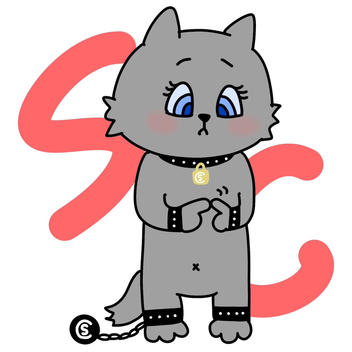 ちょっぴり病みかわなSNSアイコン描きます 量産型じゃない個性派イラストSNS映えする個性派アイコン イメージ1