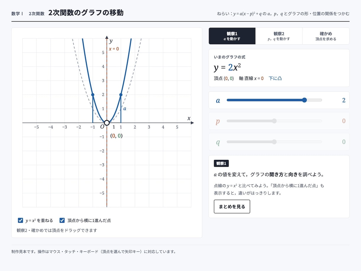 紙面から、動かして学べるデジタル教材を作ります 算数・数学、理科、英語の教材を1画面から実装します イメージ9