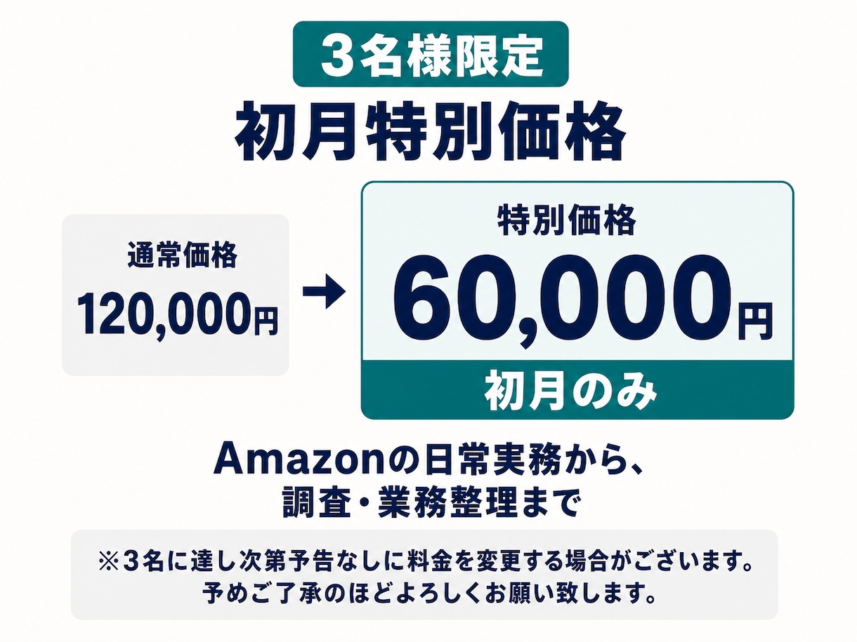 Amazonの運用代行とエラー調査の実務作業します 日常実務に加え、エラー調査・問い合わせ・手順整理まで イメージ2