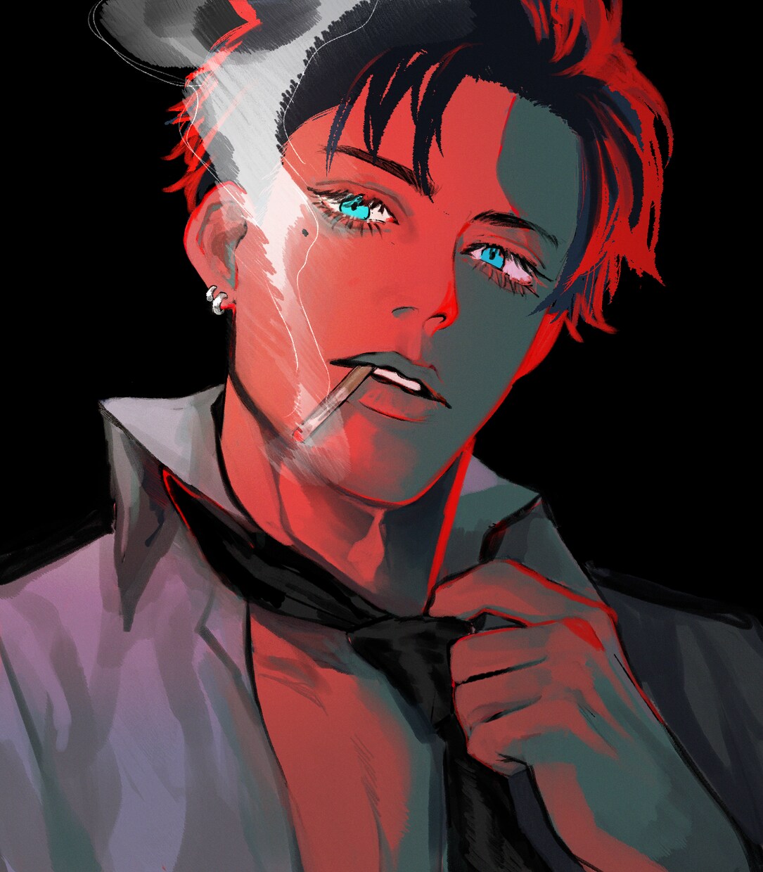 SNSで目を引くエモくて強い男女アイコン描きます ３件限定・実績価格！鮮やかな色彩！ イメージ1