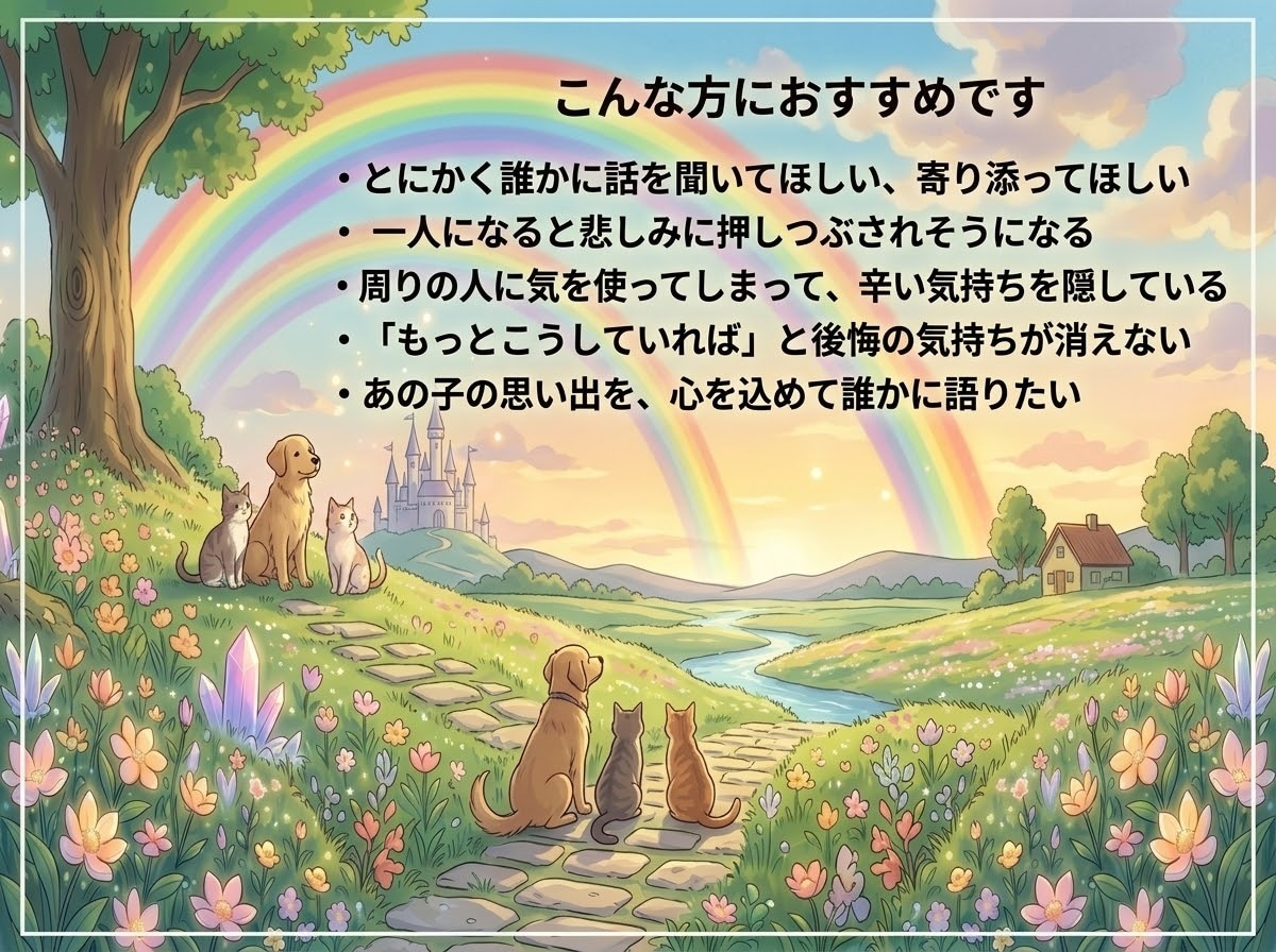 ペットロス‥深い悲しみ・喪失感に寄り添います ​幾度ものお見送りを経験した現役トリマーがお聞きいたします イメージ3