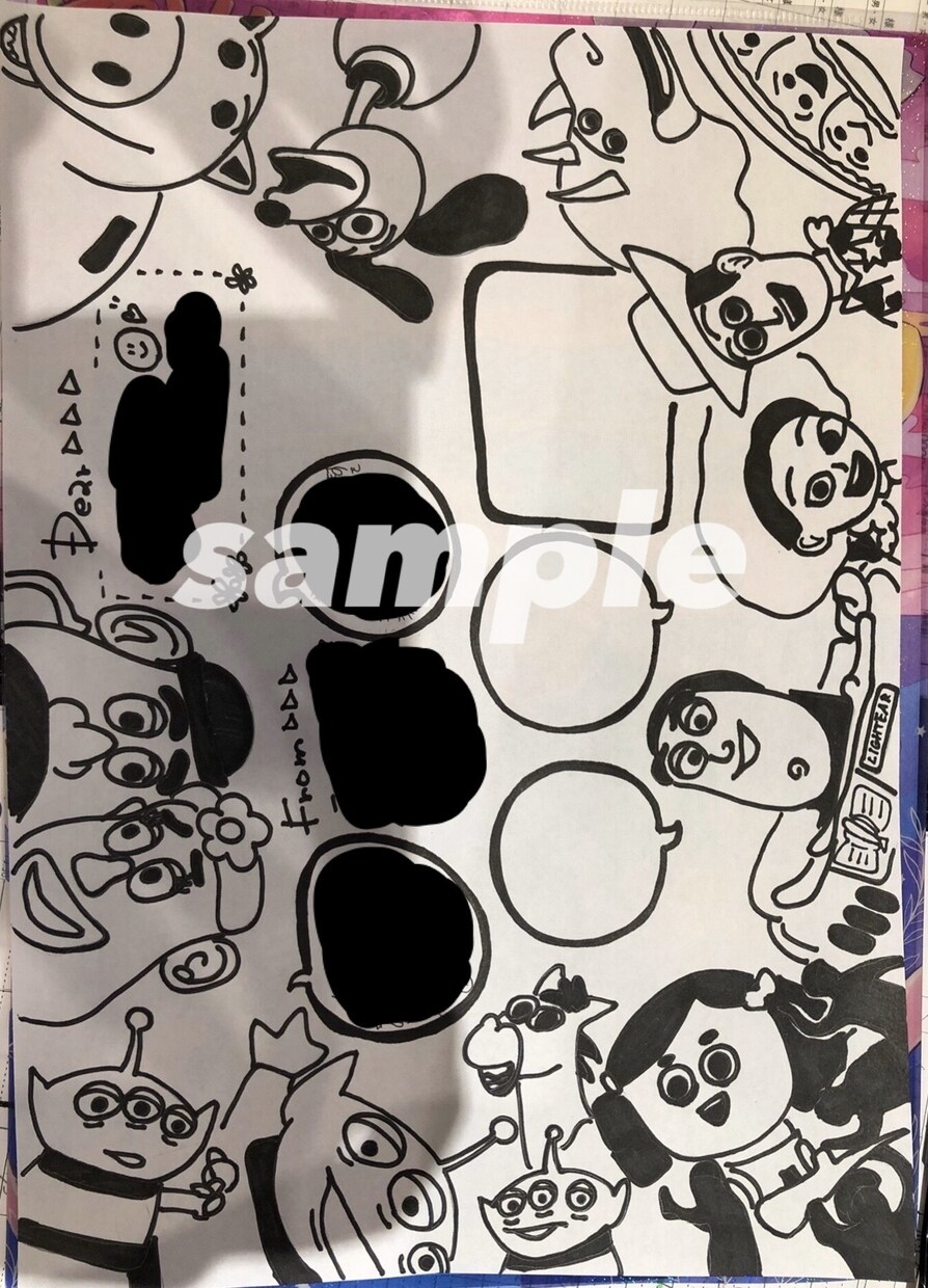 色紙、ポストカードイラスト代行します 家族、恋人、友人へのちょっとしたお祝いに＋‪α イメージ2