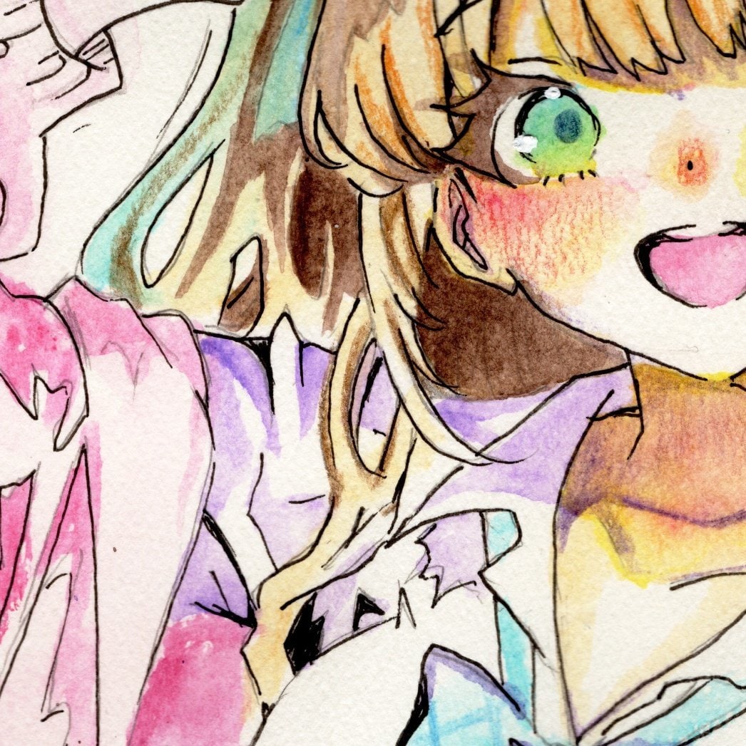 ご自身のAIイラストをアナログで描き直します 塗り絵師がAIイラストに命を吹き込みませます！ イメージ2