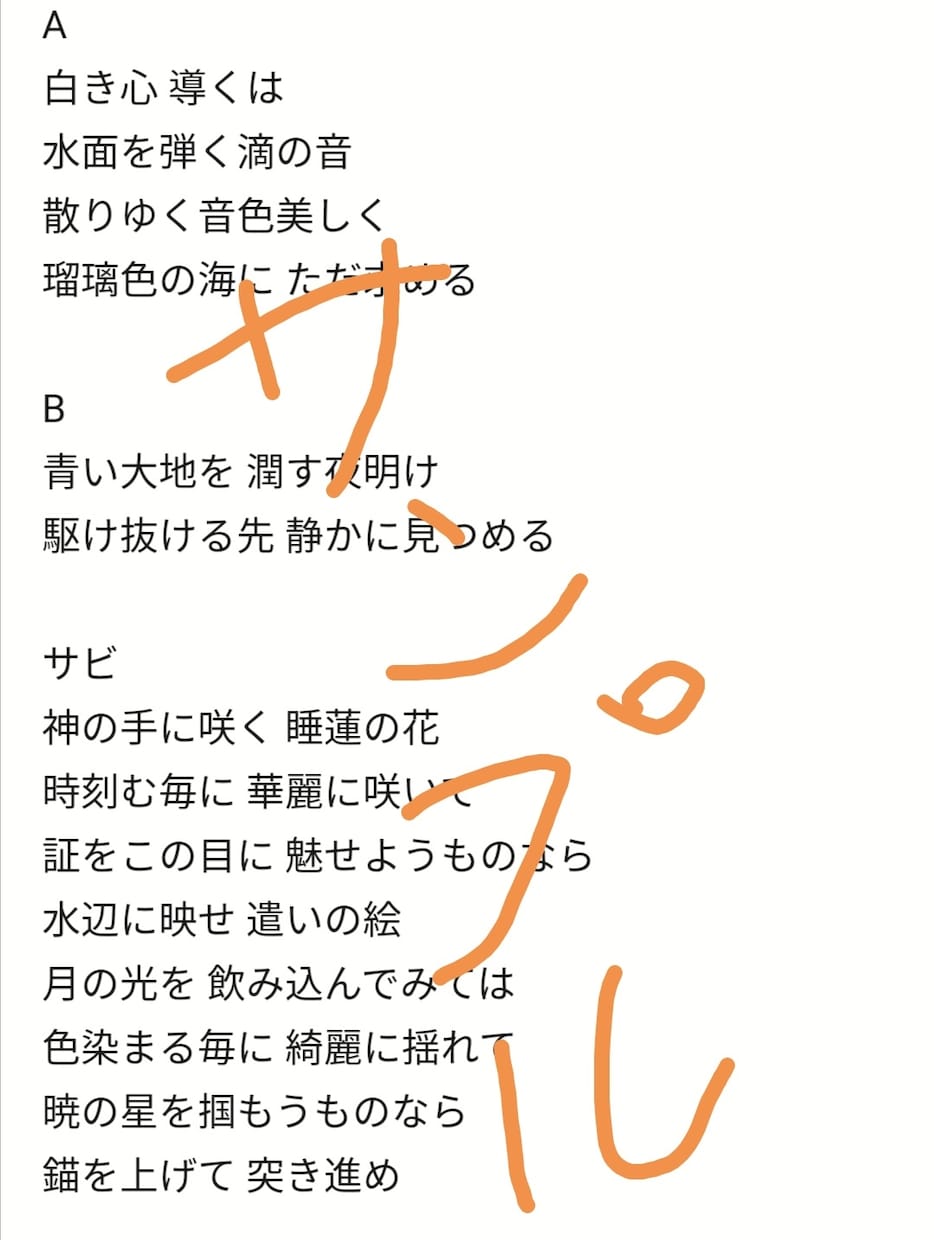作詞提供/商用利用可。最短1日〜で歌詞入れします 提供実績あり。各ジャンル、楽曲テーマに沿って短期で歌詞を提供 イメージ4