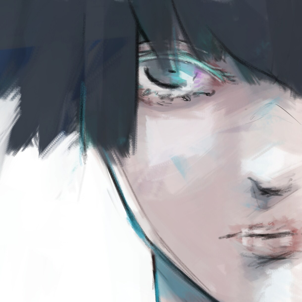 東京喰種風のイラスト描きます なんかいい感じのイラスト描きます イメージ1