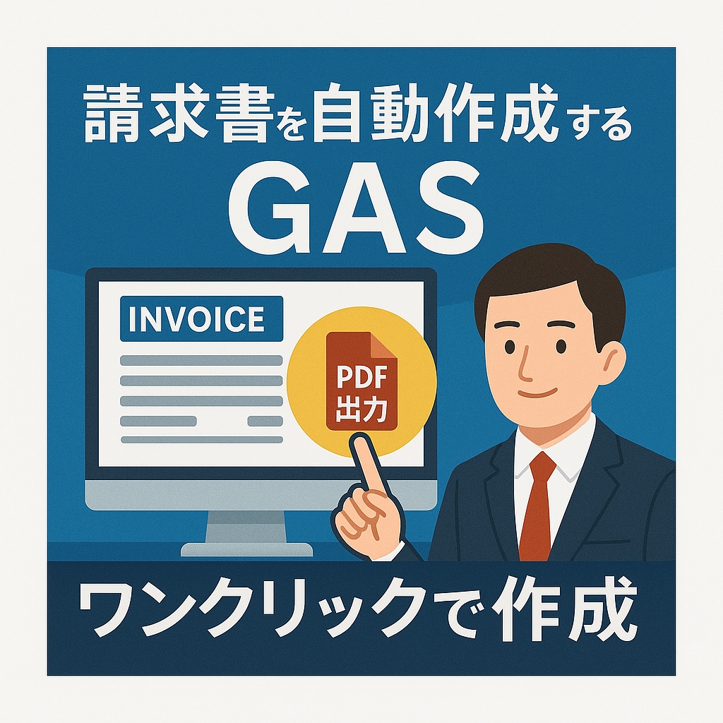 自動請求書作成スプレッドシートをご提供します 請求書作成を効率化！PDFの作成から保存まで自動化 イメージ1