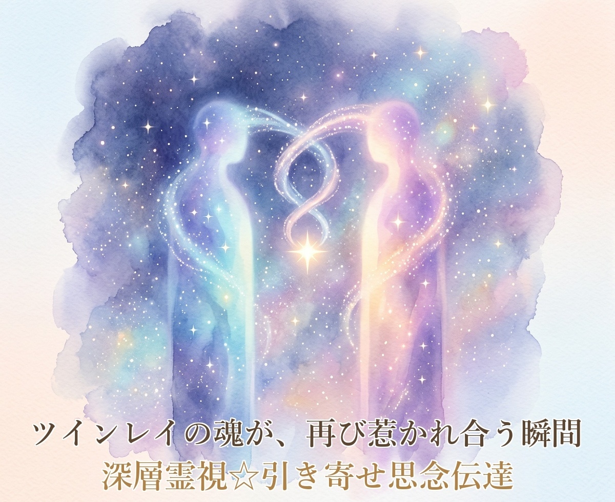 深層霊視☆引き寄せ思念伝達します ツインレイ・ソウルメイト・婚外恋愛など『恋愛』に寄り添います イメージ6