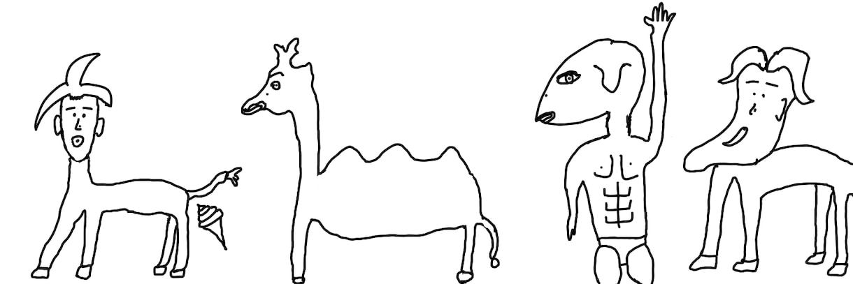 キモ可愛い動物を描きます 世界にひとつだけの奇跡を手に入れましょう！ イメージ1