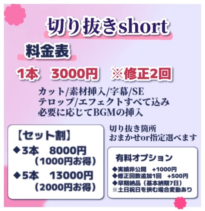 丸投げOK！切り抜きshort制作します あなたの良さを引き立てるお手伝いをいたします！ イメージ1