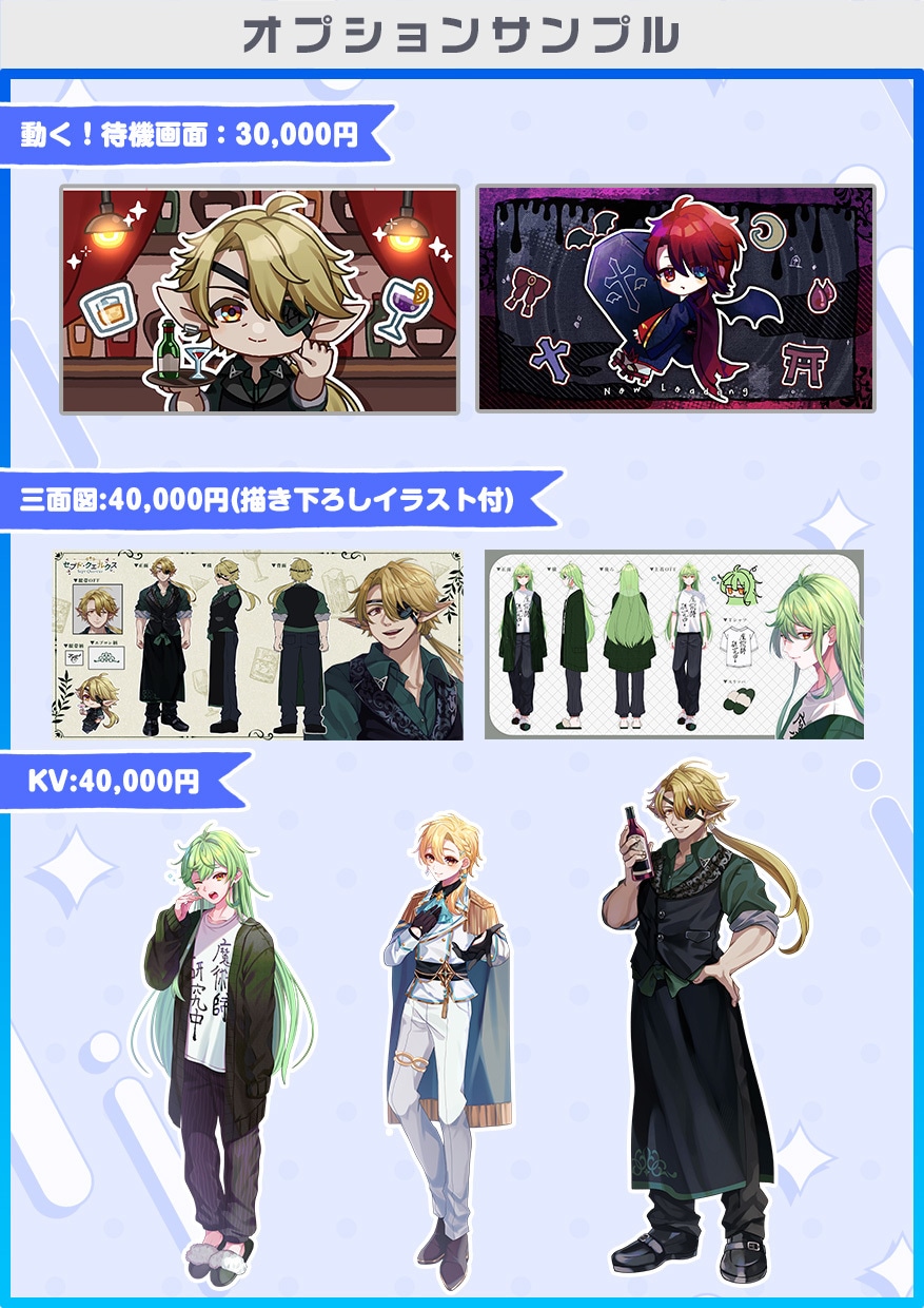 男性限定!収益化OK!最高品質のVモデル作ります 全行程込み！オプションもお好みでカスタム！ イメージ3