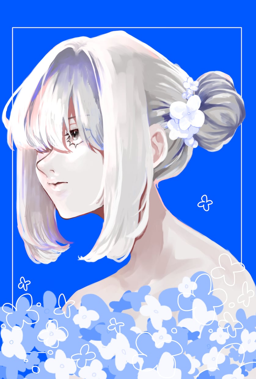 SNSのアイコンイラストを皆さんへお届けします 儚く美しいイラストをアイコンにしたい方必見…!! イメージ1