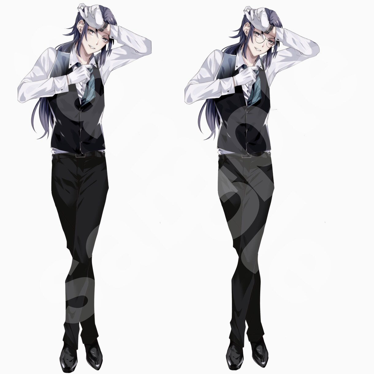 Live2Dの制作承ります 表情豊か、髪のパーツのなめらかさ、造形に自信があります。 イメージ3