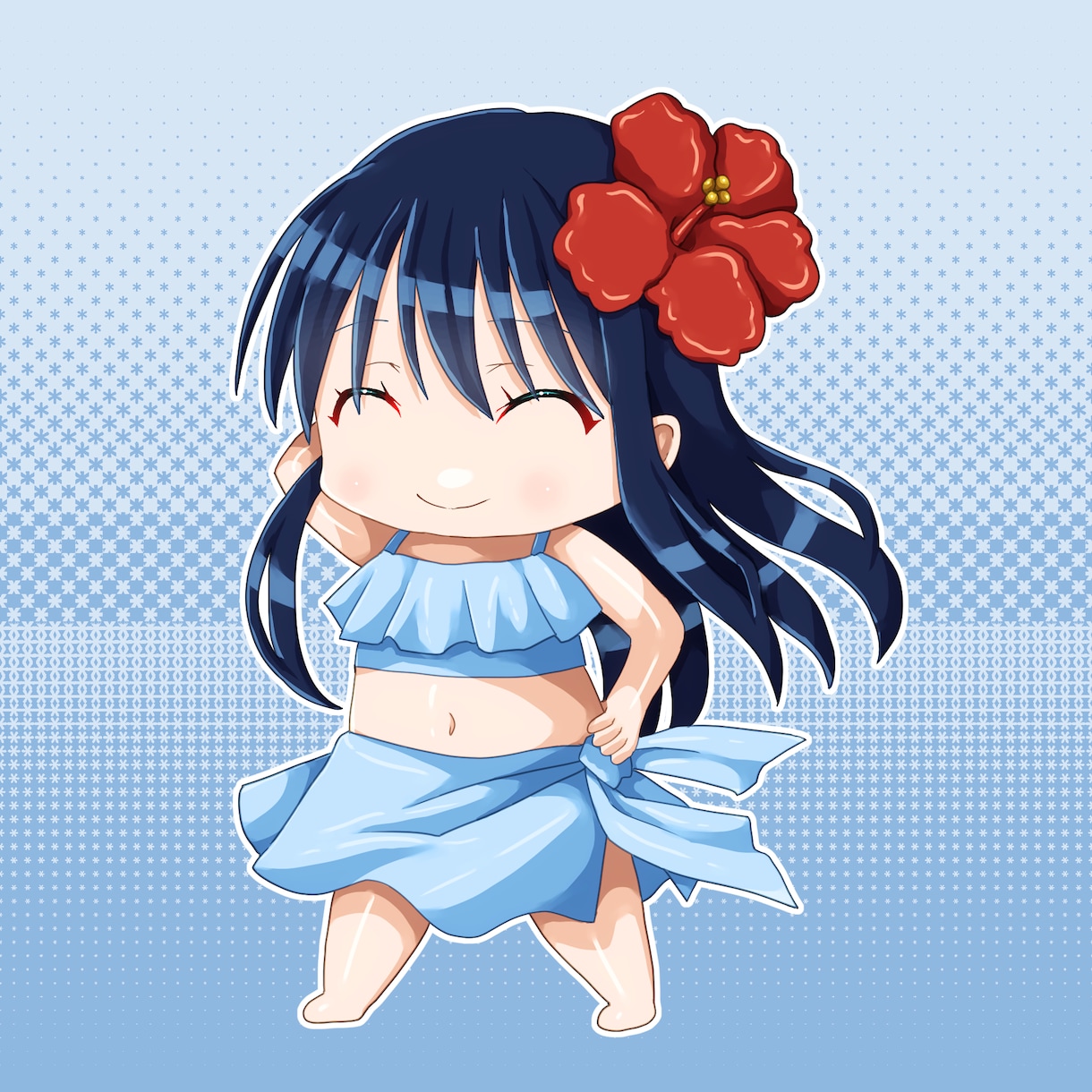 キャッチーなちびキャラSNSアイコン描きます 可愛いキャッチーな女の子のアイコンで人々の心を鷲掴みします イメージ5