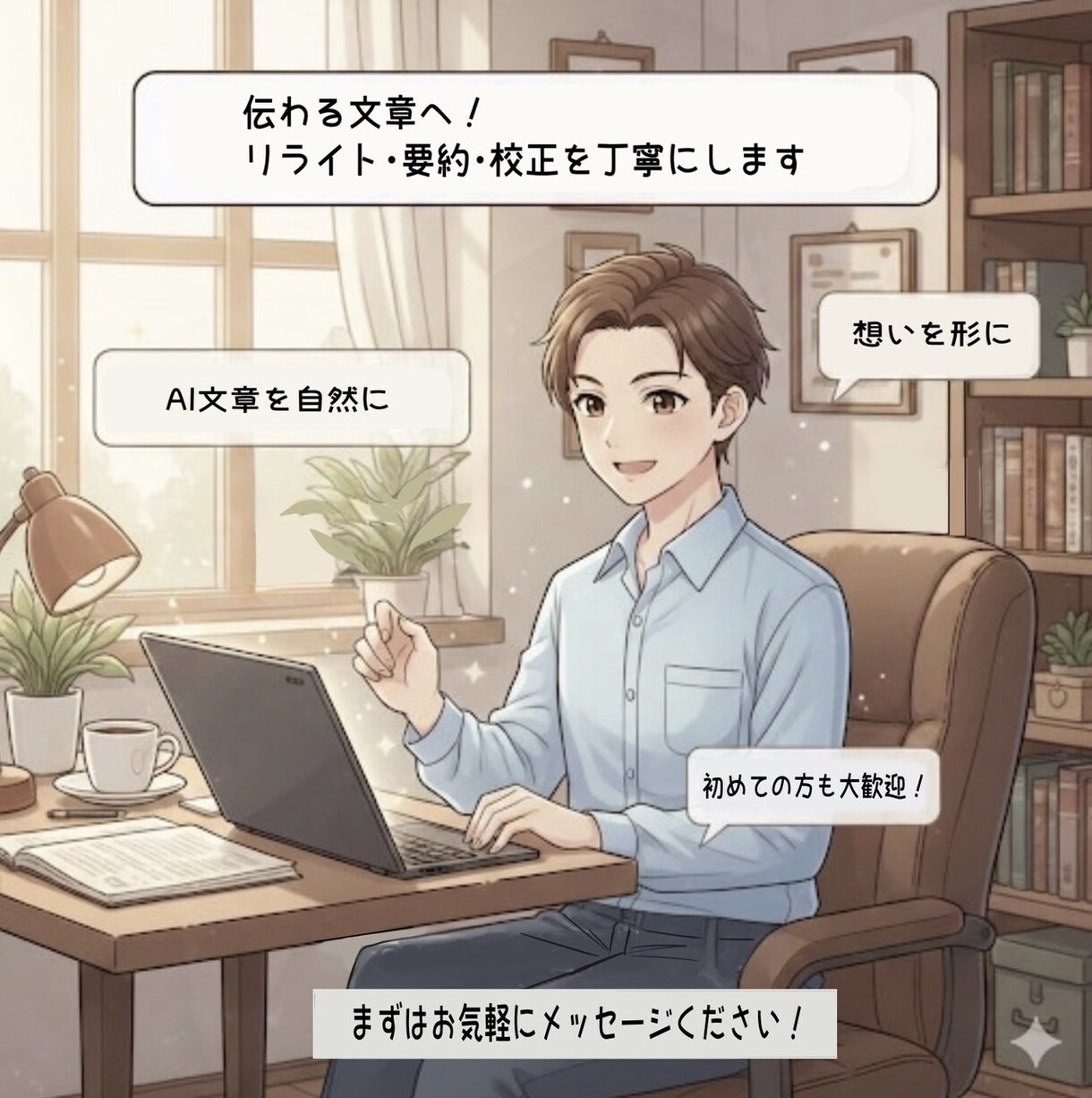 伝わる文章へ！リライト・要約・校正を丁寧にします 要約・書き直し・文章整理など幅広く対応します。 イメージ1