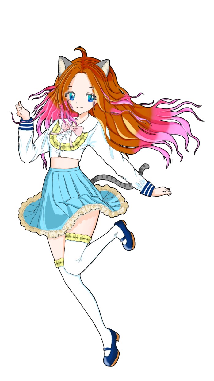 IRIAM等の配信アプリ向け立ち絵を描きます 実績作りのため低価格！気軽に配信を始めたい方向け イメージ1