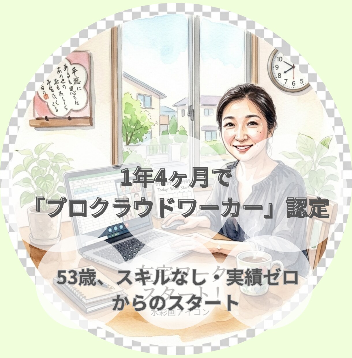格安！50代未経験CWで選ばれる全戦略を教えます 在宅ワークの始め方、採用率が激変する 魔法のテンプレ付 イメージ2