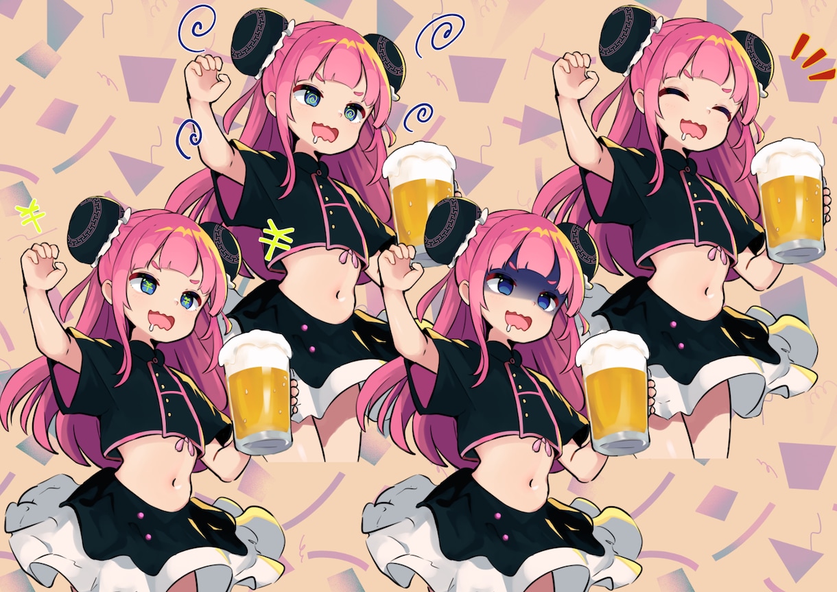 ポップなイラスト描きます ポップでビビットなかわいいイラストを制作します！ イメージ6