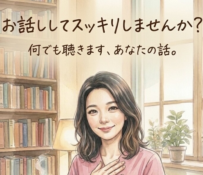 あなたの心の重荷、まるごと受け止めます 頑張りすぎて、心がカサカサしていませんか？丁寧にお聴きします イメージ1