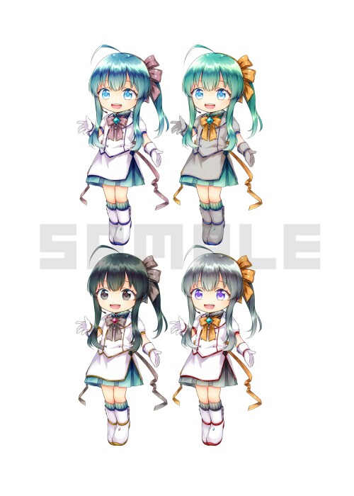 デフォルメイラストをお描きいたします SDキャラクターの立ち絵、バストアップイラストが欲しい方 イメージ7