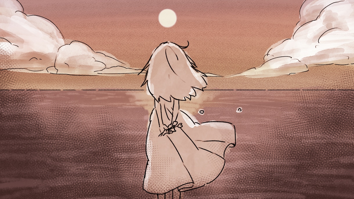 ラフっぽい絵でストーリー仕立てのMVを作ります 可愛らしく、どこか懐かしげで切ないテイストが得意です イメージ2