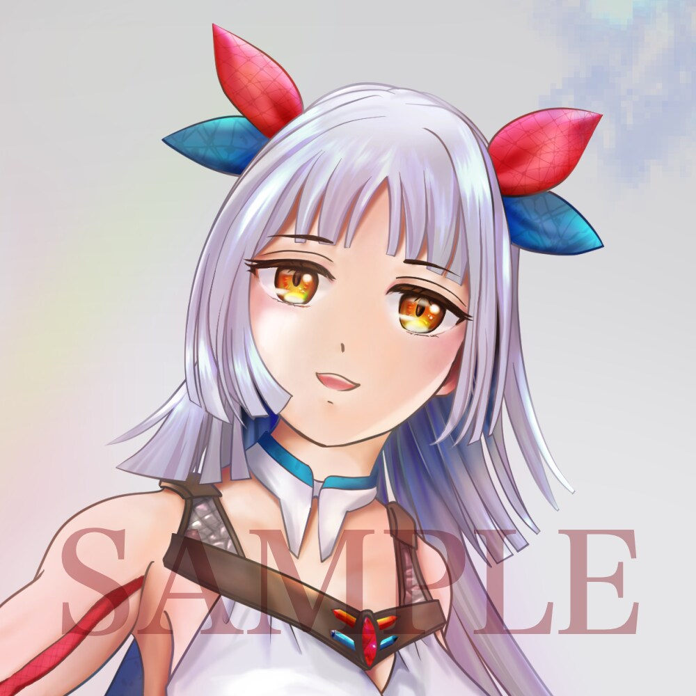 SNSアイコン！バストアップの主に女子を描きます 優しげな女の子を描かせていただきます イメージ5